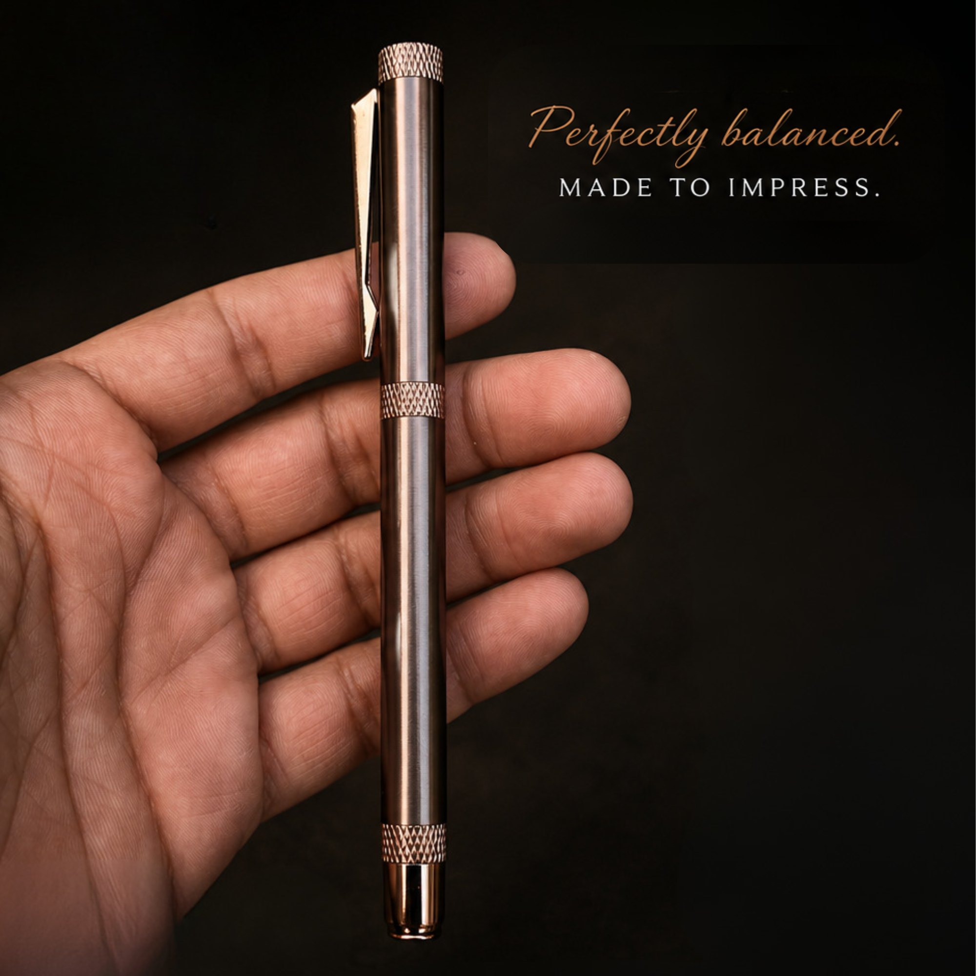 Monarch Bronze Luxury Metal Roller Pen for Men & Women